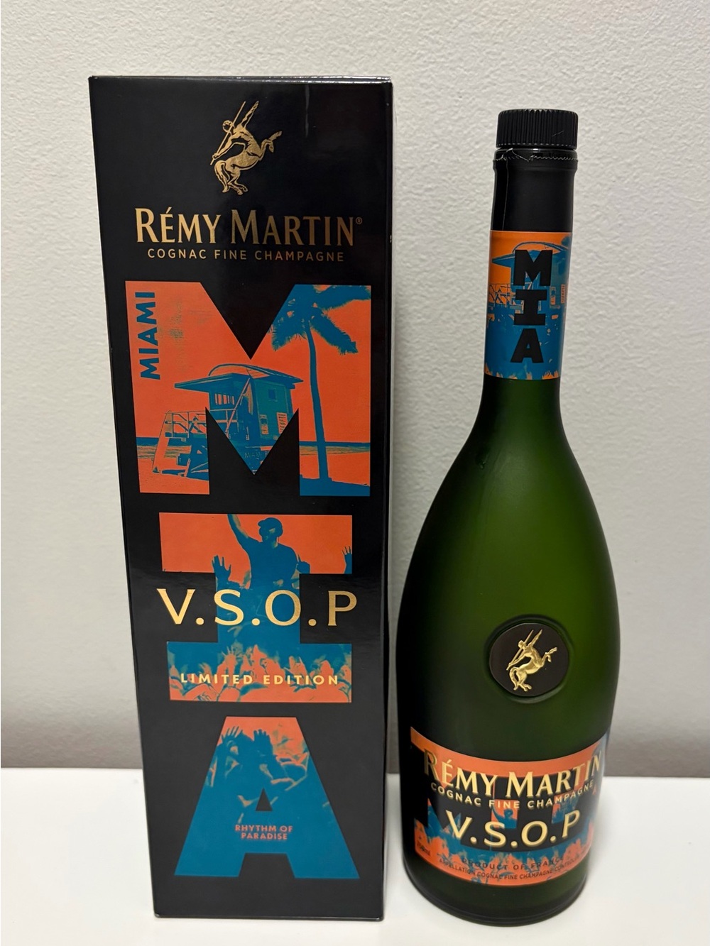 Remy Martin VSOP Limited Edition Miami Cognac Bottle EMPTY